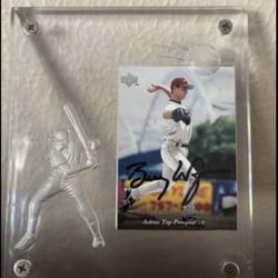 Billy Wagner — Astros Top Prospect — Autographed Display Card — Never Opened