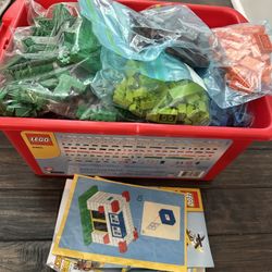 Large Box Of Block Style Legos…9 Pounds