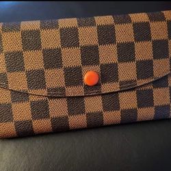 Checkered Womens Wallet 
