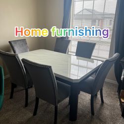 Furniture dining Table With Four Chair