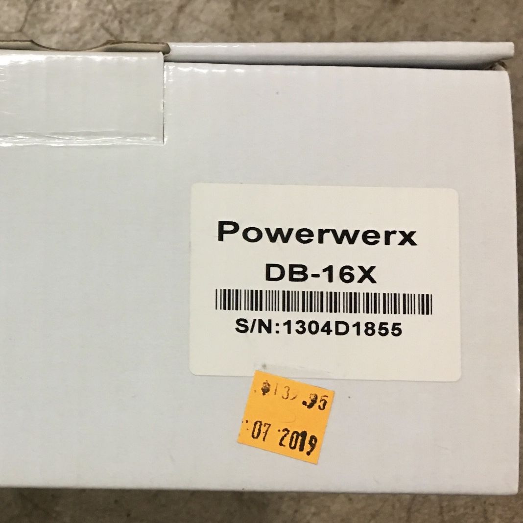 New Powerwerx DB-16X S/N 1304D1855 UHF/VHF Dual Band Portable Handheld Ham radio