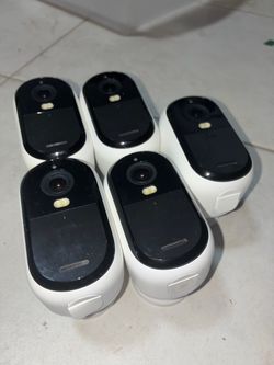 Arlo security cameras and doorbell