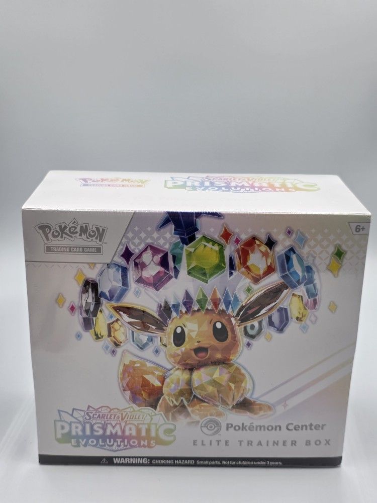 Pokemon TCG: Prismatic Evolutions Elite Trainer Box (ETB) - Scarlet & Violet, 90 Cards, Factory Sealed