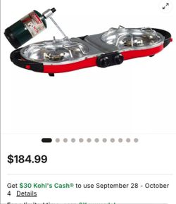 Coleman . Folld N Go ..propane not included