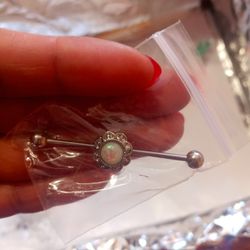 Industrial Stainless-steel ( White Aqua Color) Barbells