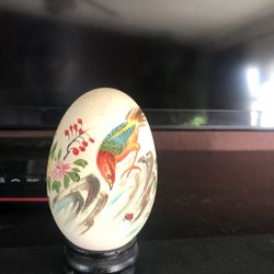 Vintage Hand Painted Egg Japan