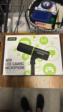 Mv6 gaming microphone