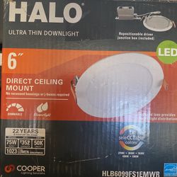 Halo Ultra Thin Downlight 6”