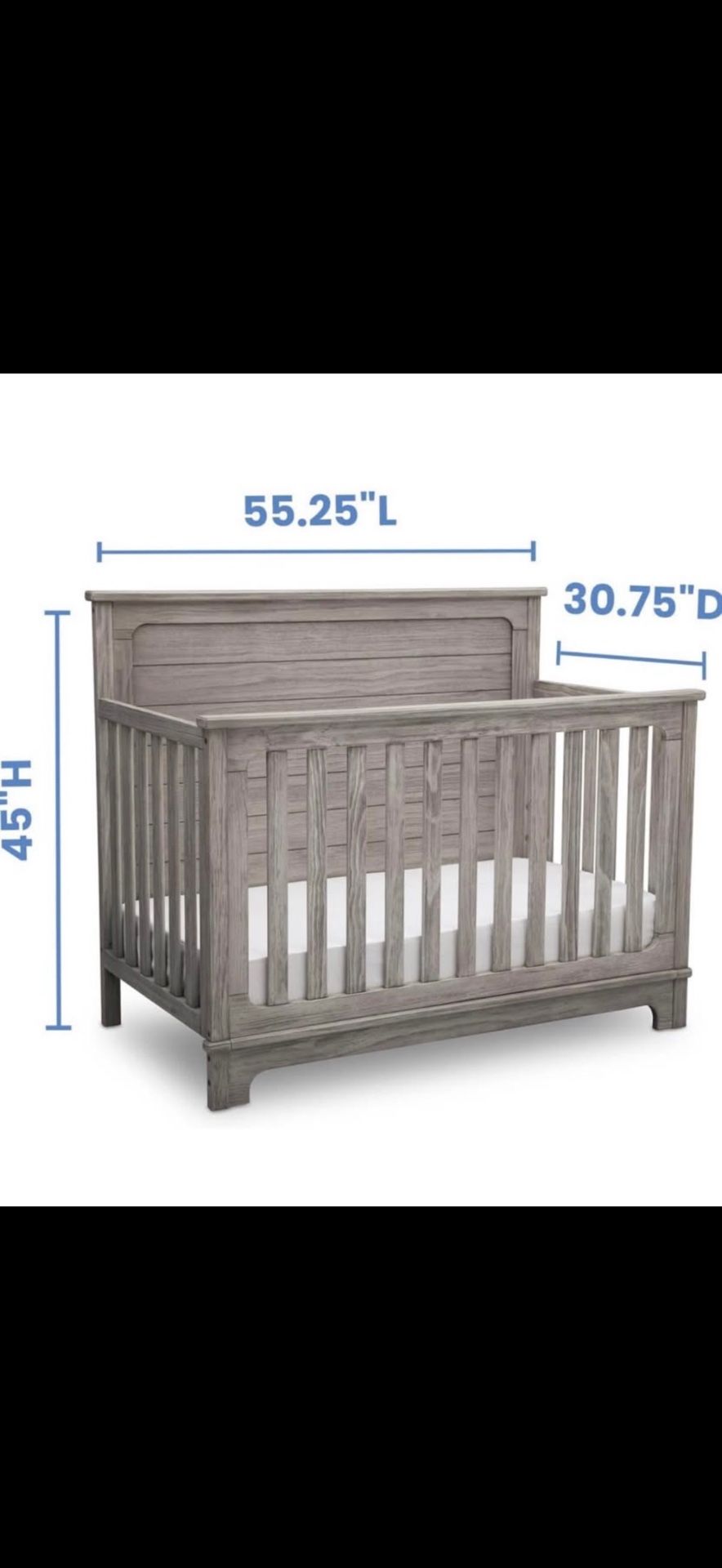 The Monterey 4 In 1 Convertible Crib by Simmons kids
