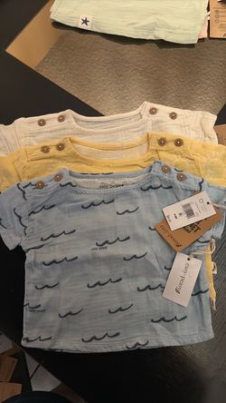 Easy Peasy Baby T-Shirts 3 pcs 3-6m