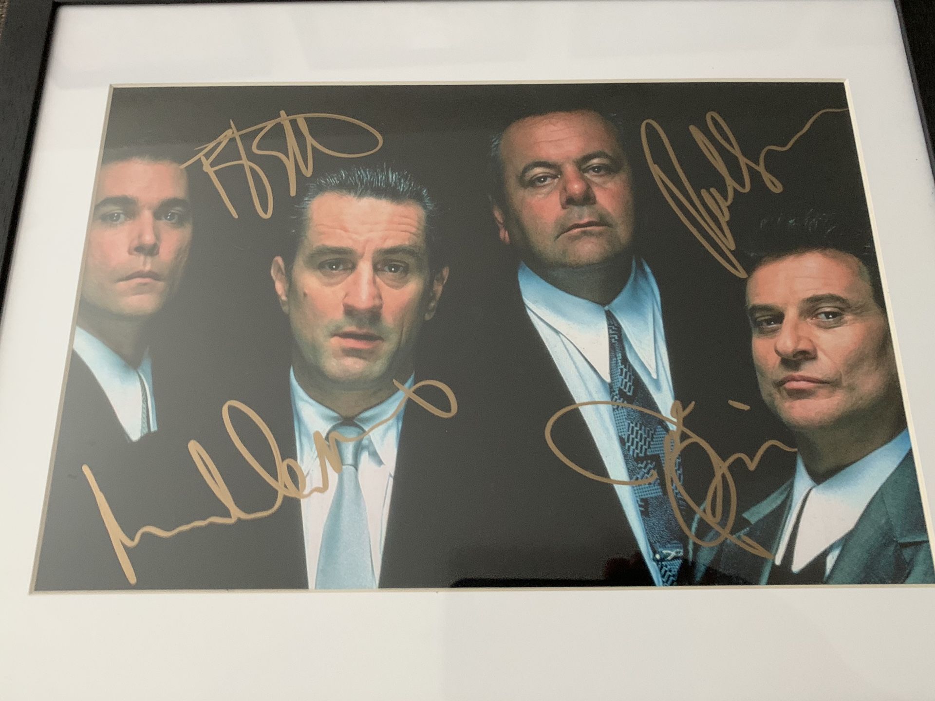 8x12 Good Fellas cast signed