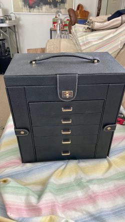 Large 6 tier luxury jewelry box excellent condition