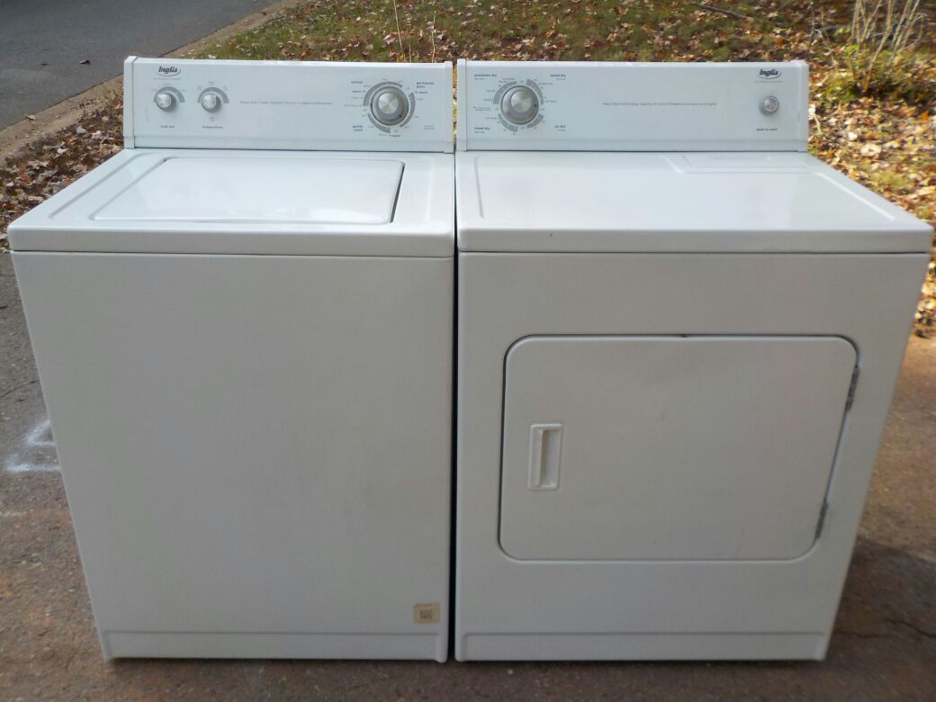HEAVY-DUTY SUPER CAPACITY ESTATE WHIRLPOOL WASHER AND DRYER FREE DELIVERY