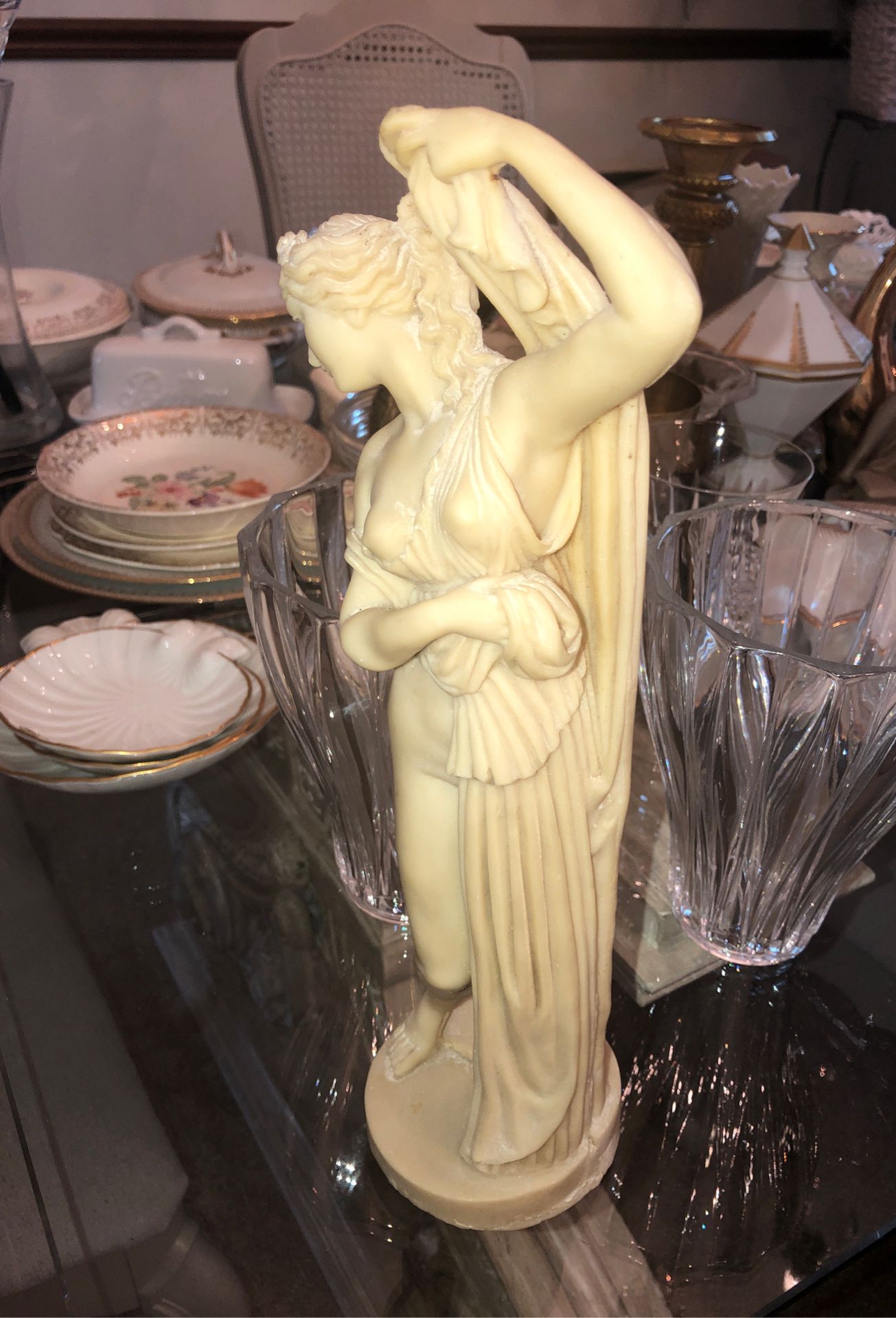 L.T.P.A.T. Feels Porcelain Sculpture of Aphrodite, engraved A. Rodin, Olympian, Greek, Roman, Gods, Turkish