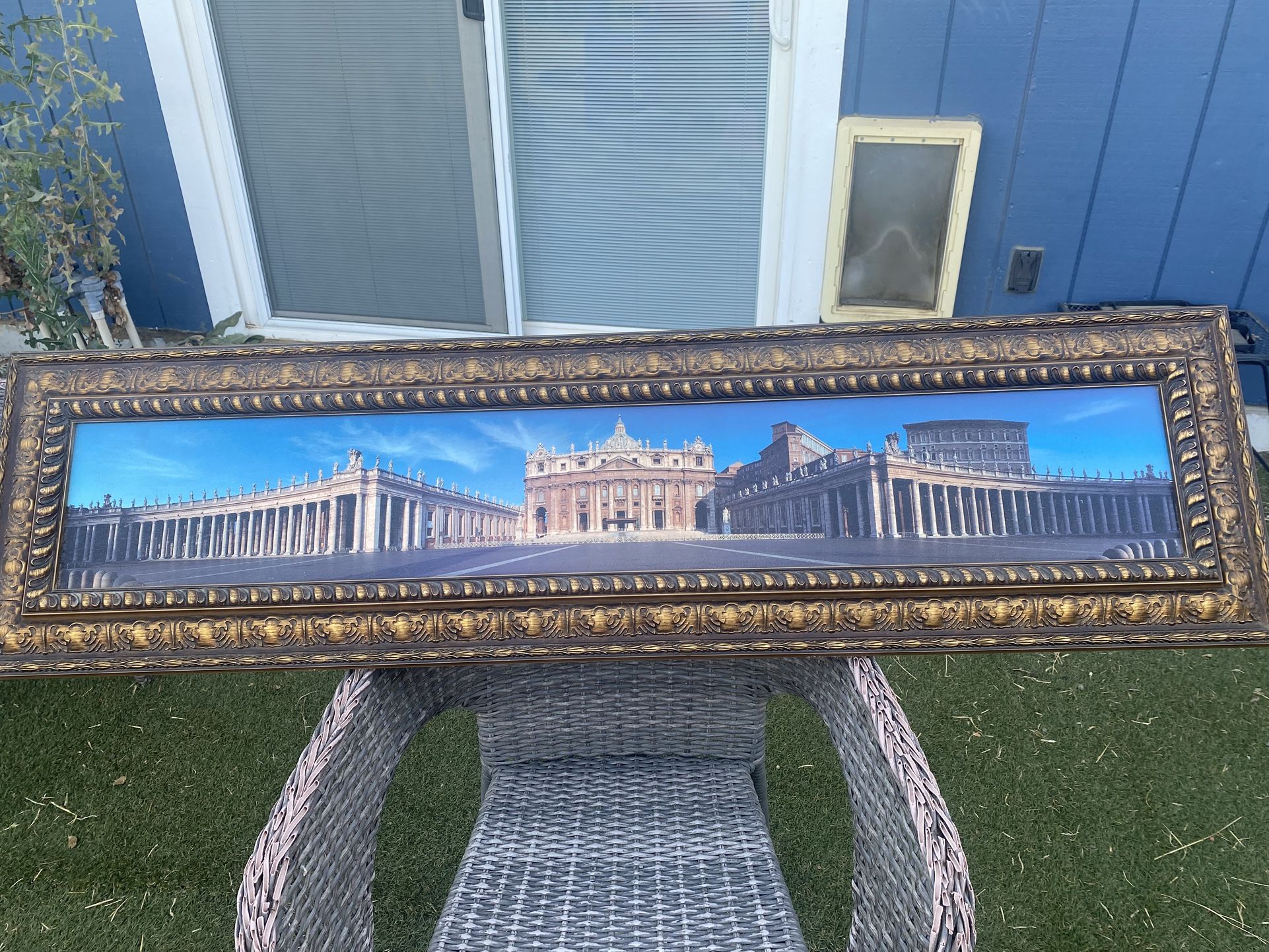 Roman Catholic Church Vatican City Painting 16x58 Beautiful...