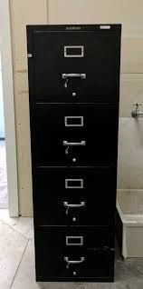 Shaw Walker One Hour Fireproof Safe Filing Cabinet 4 Drawer - Excellent Condition
