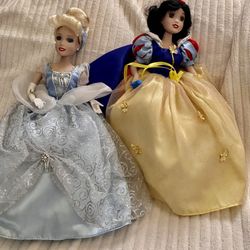 Disney Porcelain Princess Dolls 