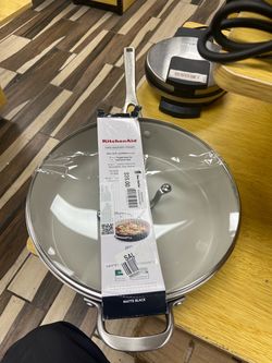 KitchenAid Hard-Anodized Ceramic Covered Sauté Pan