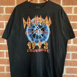 Def Leppard Adrenalize World Tour Band T-shirt 