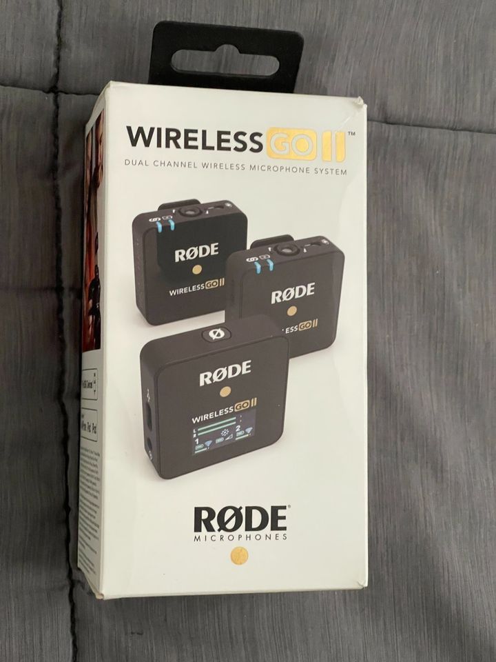 RODE - WIRELESS GO II Dual Channel Wireless Microphone System
 SEALED
