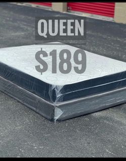 Queen Mattress Set – Medium – Brand New – Delivery Available 🚚