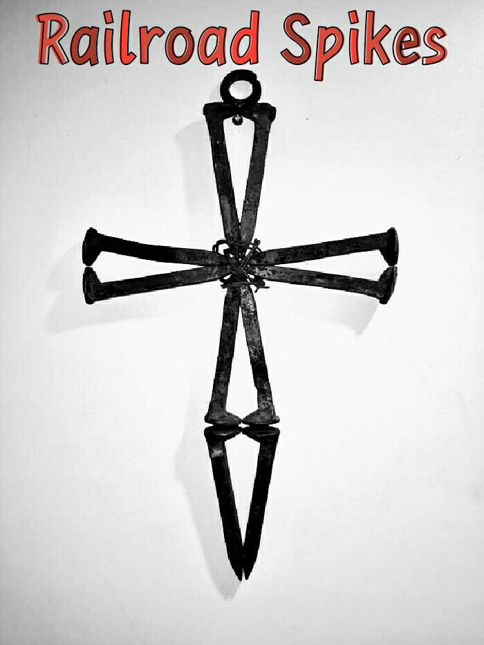 Railroad Spike cross