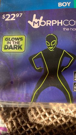 COSTUME  GLOWS IN THE DARK  BOY XL (14-16)
