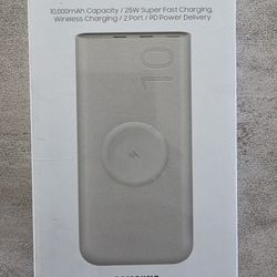Samsung - 25W 10,000mAh Wireless Battery Pack NEW