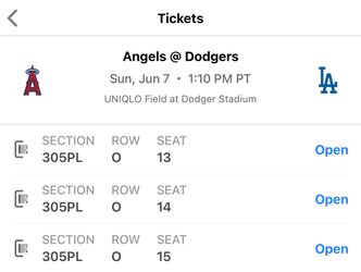 Pup in the Park- Dodger Tickets