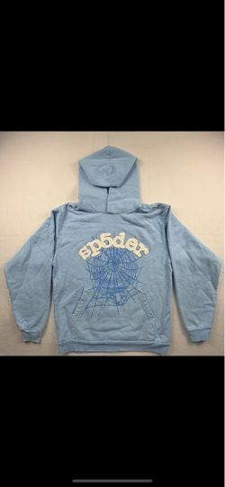Sp5der Web Hoodie Sky Blue XL