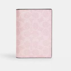 Coach powder pink Passport cover