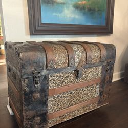 Antique Steamer Trunk