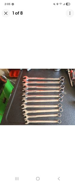 Snap-on Tools USA 10pc Metric 12 Point Wrench Set 10-20mm Missing 12mm 
Great condition