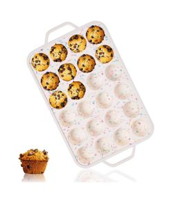NEW Silicone MINI Muffin Pan, 24 Cups Muffin Tin