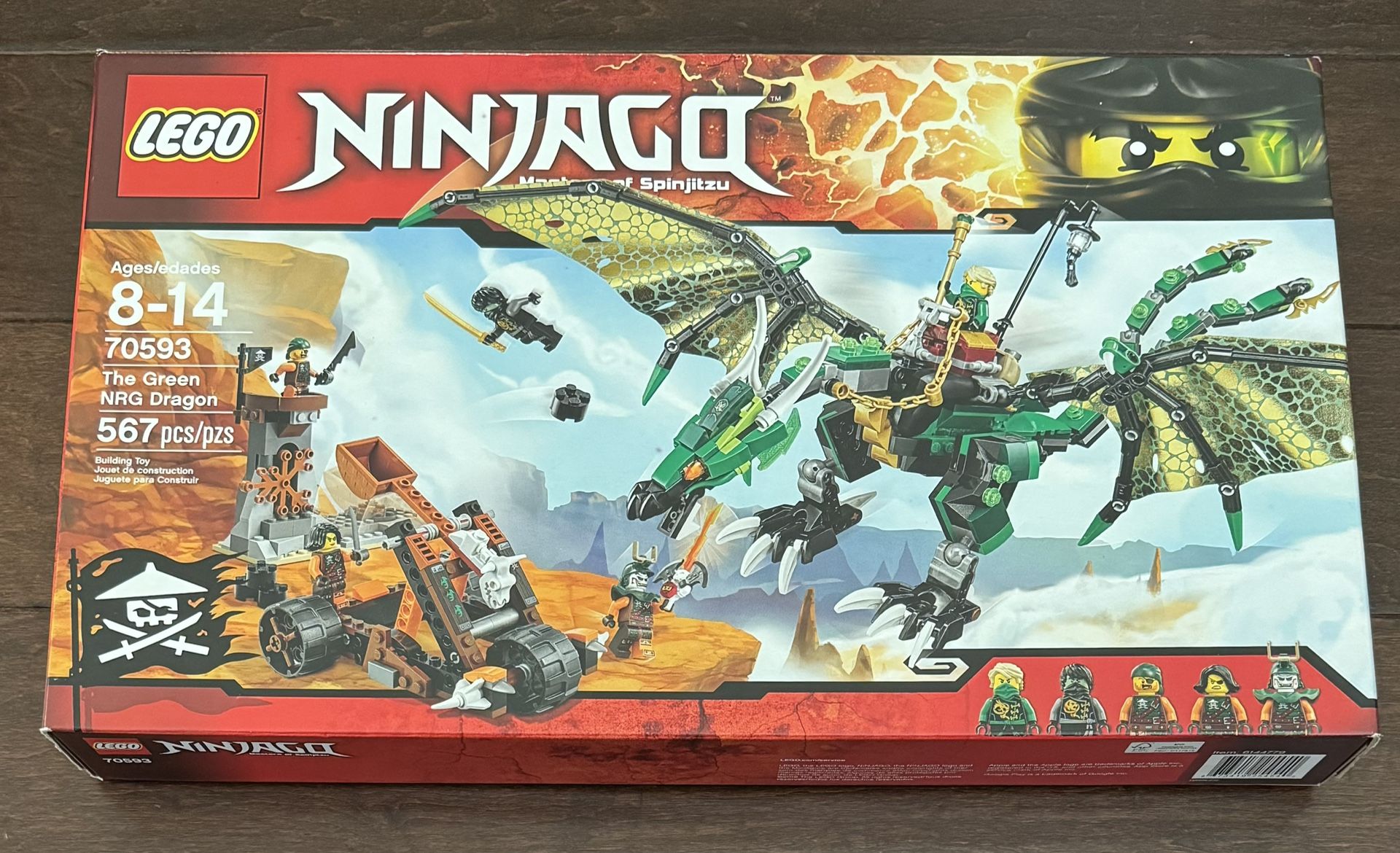 LEGO NINJAGO: The Green NRG Dragon 70593