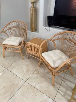 Brand New Boho Natural Rattan Furniture – Individual or Full Set