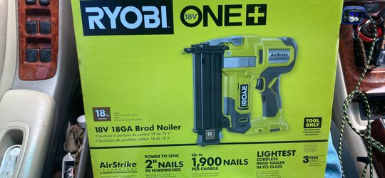 Ryobi one + BRAD nailer