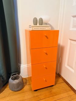 Urban Outfitters Rolling Metal Storage Cabinet