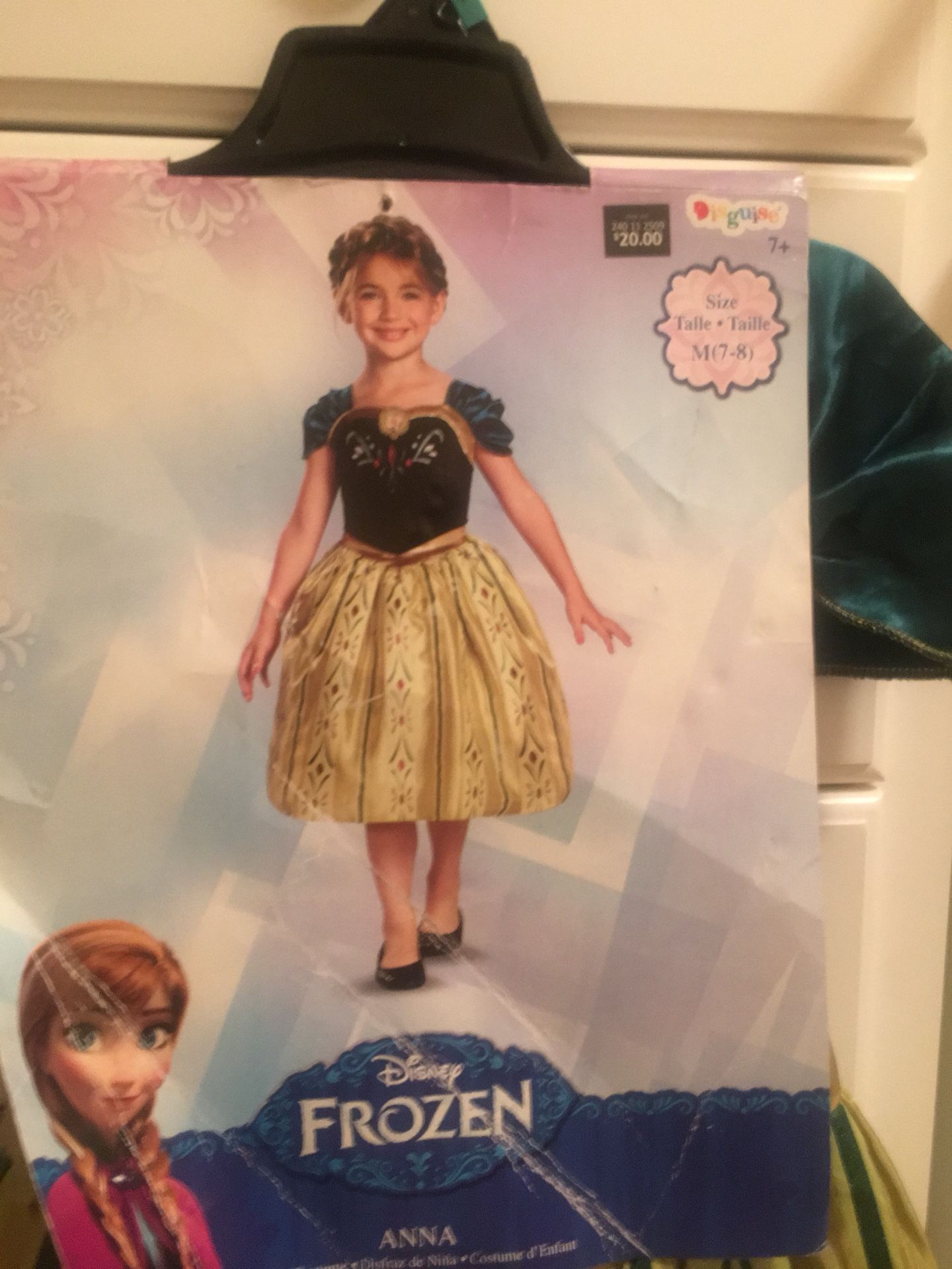 Disney Frozen Anna costume size M (7-8) Brand New
