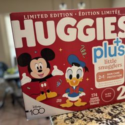 Diaper Huggies, New Box!!! 174 diapers / Pañales Huggies, caja Nueva 174 pañales !!!