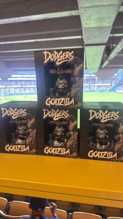 LA Dodgers Godzilla Bobblehead in Box