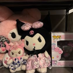 Hello Kitty Stuffed animals, funko pop, other stuffed animals 