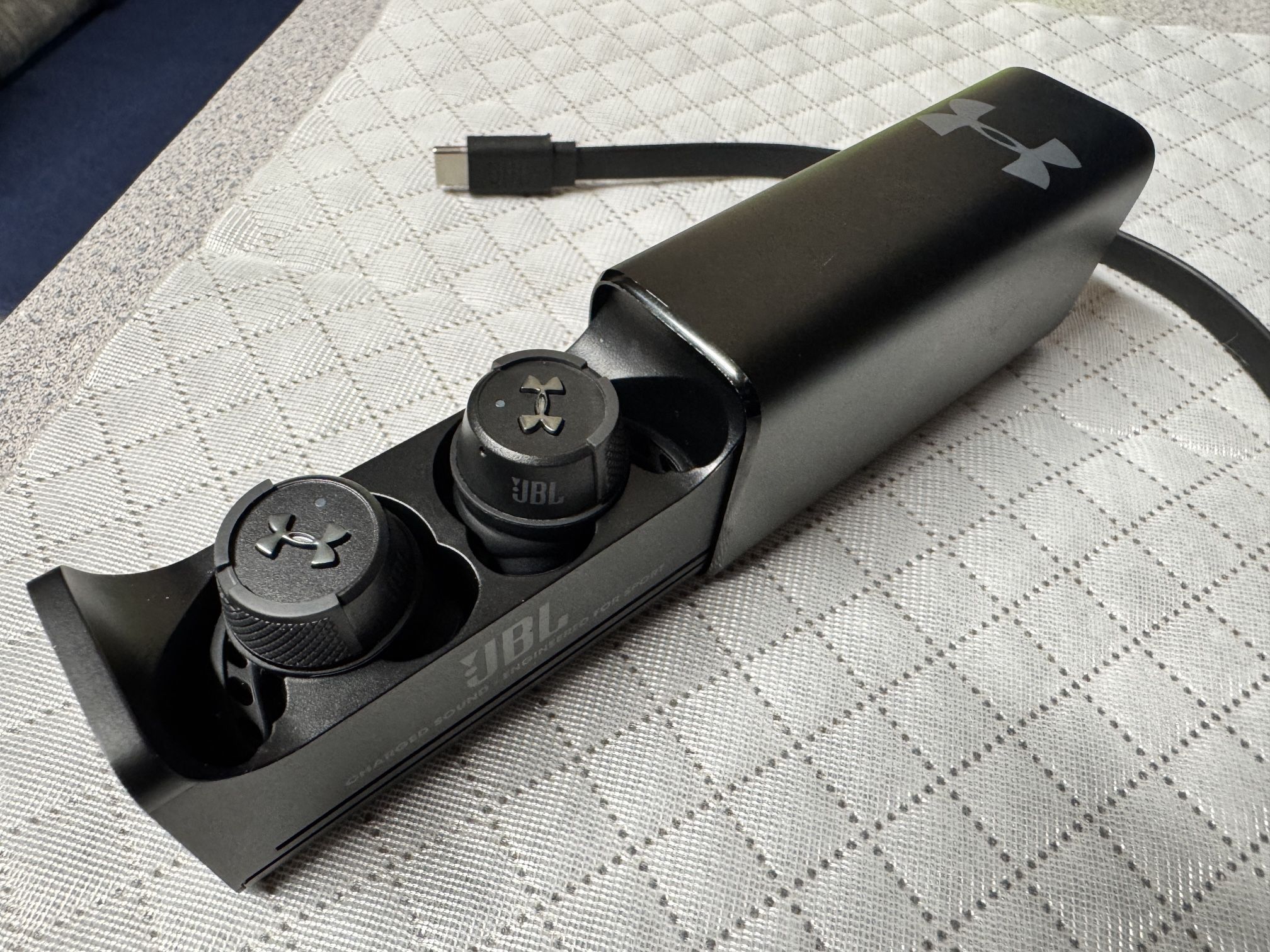 JBL Under Armour Flash x True Wireless Earbuds Black Bluetooth Waterproof