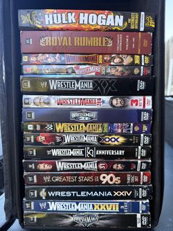 WWE Wrestlemania DVD Lot