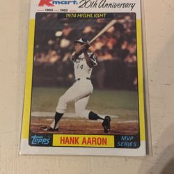 Topps  Kmart Limited Edition 1(contact info removed) Hank Aaron 