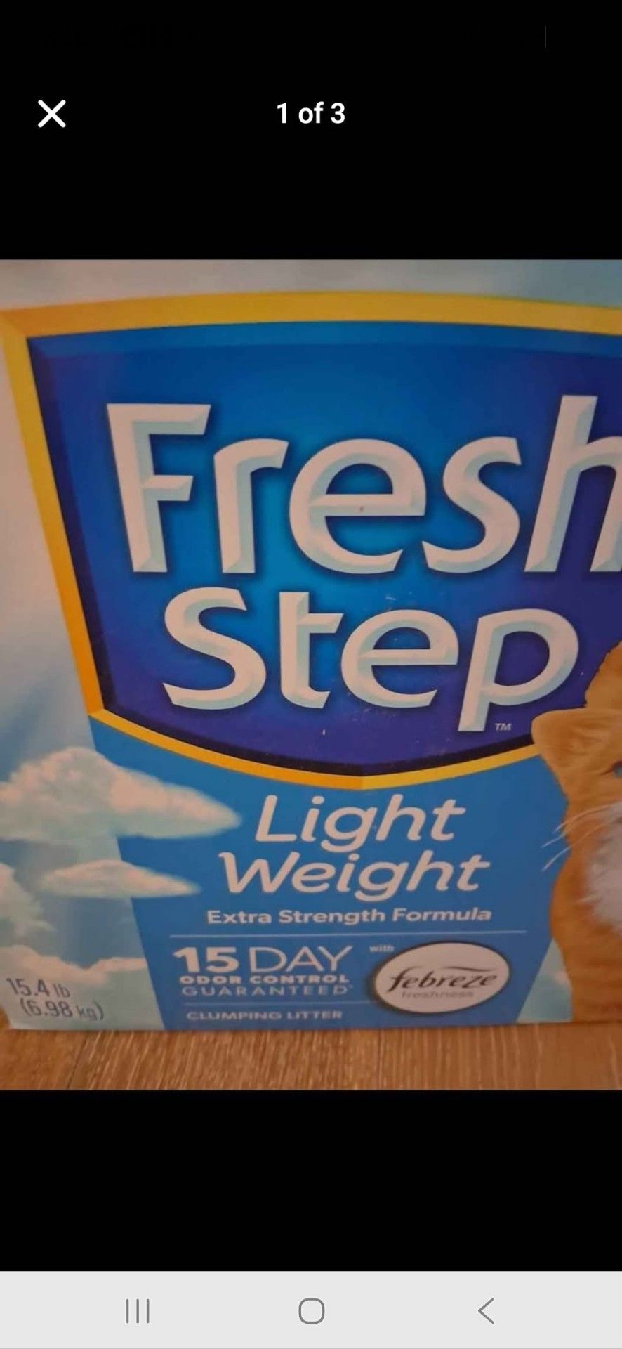 Fresh step cat liter