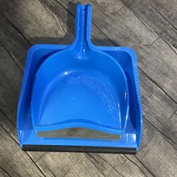 2 Blue Dustpans