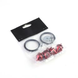 Brand New Universal Spike Style Red Aluminum Car Bumper Trunk Fender Hatch Lids Quick Release Fastener