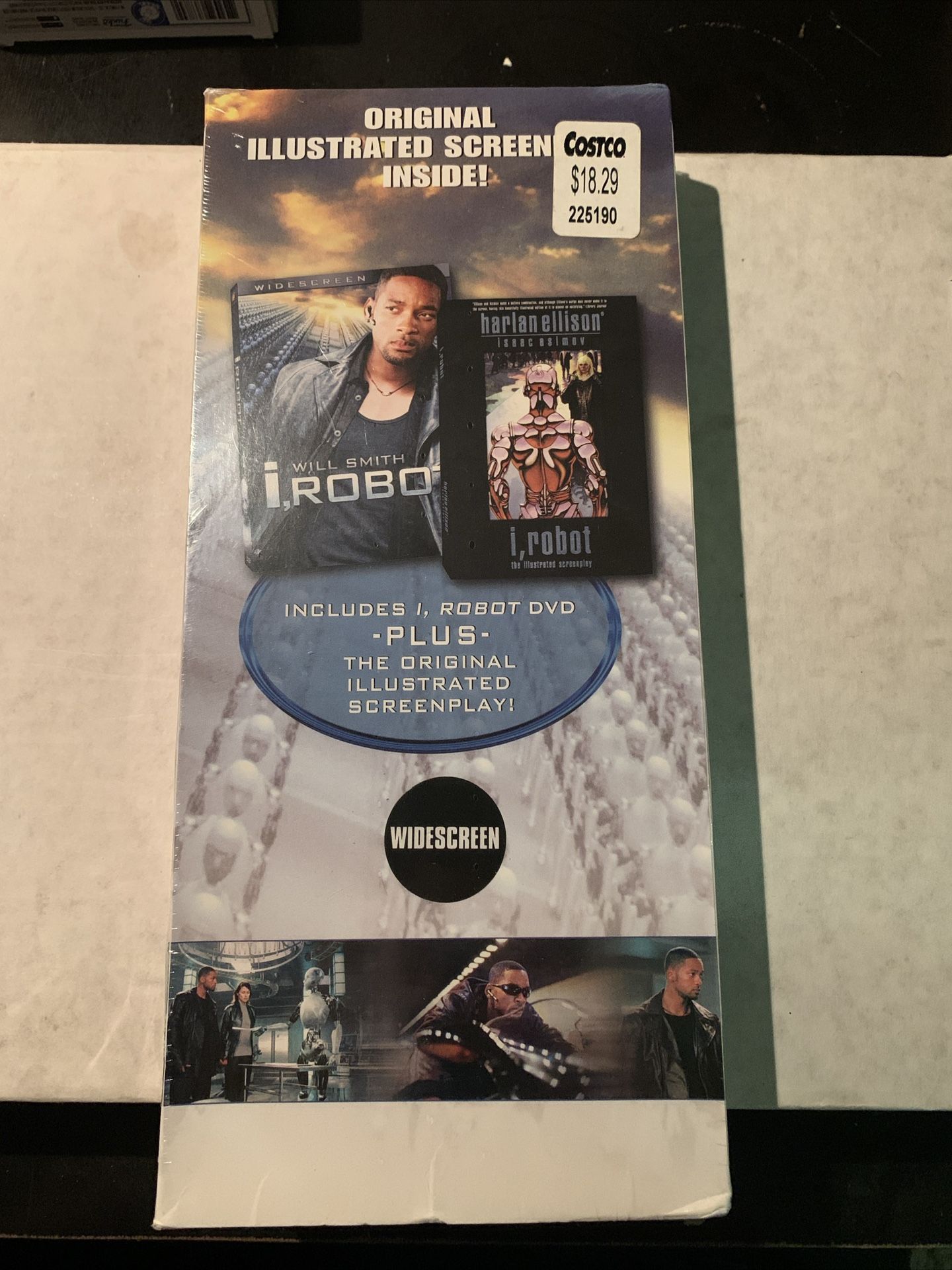 I Robot DVD Widescreen Will Smith Sci-Fi Isaac Asimov & ScreenPlay Bundle Sealed