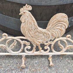 Cute Rooster Metal Coat Hanger